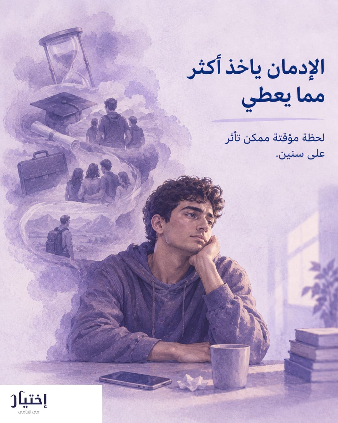 الإدمان ياخذ أكثر مما يعطي
